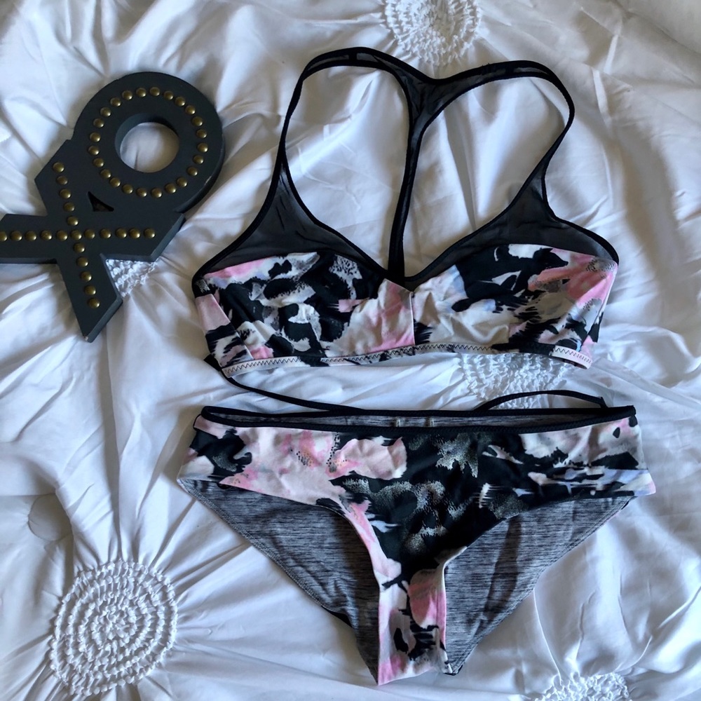 Lululemon floral reversible swimsuit